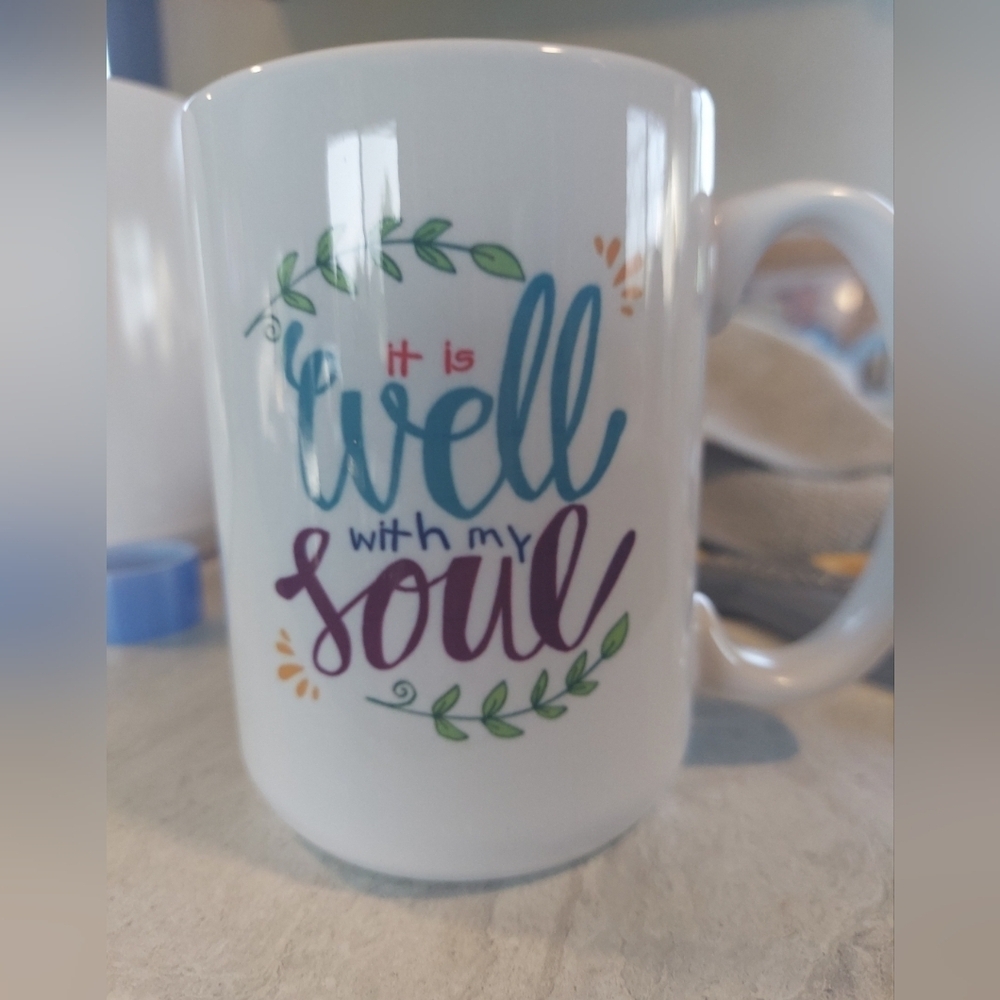 Bams 15 oz Mug "It is Well With My Soul"